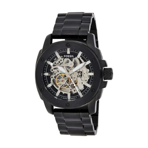 Fossil New Black Metal Automatic Watch