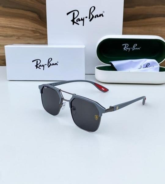 LUXURY SHADES #04 GREYBLACK EDITION PREMIUM BRANDED SUNGLASSE