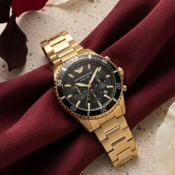 Emporio Armani AR70010 Gold – Quartz Chronograph Watch